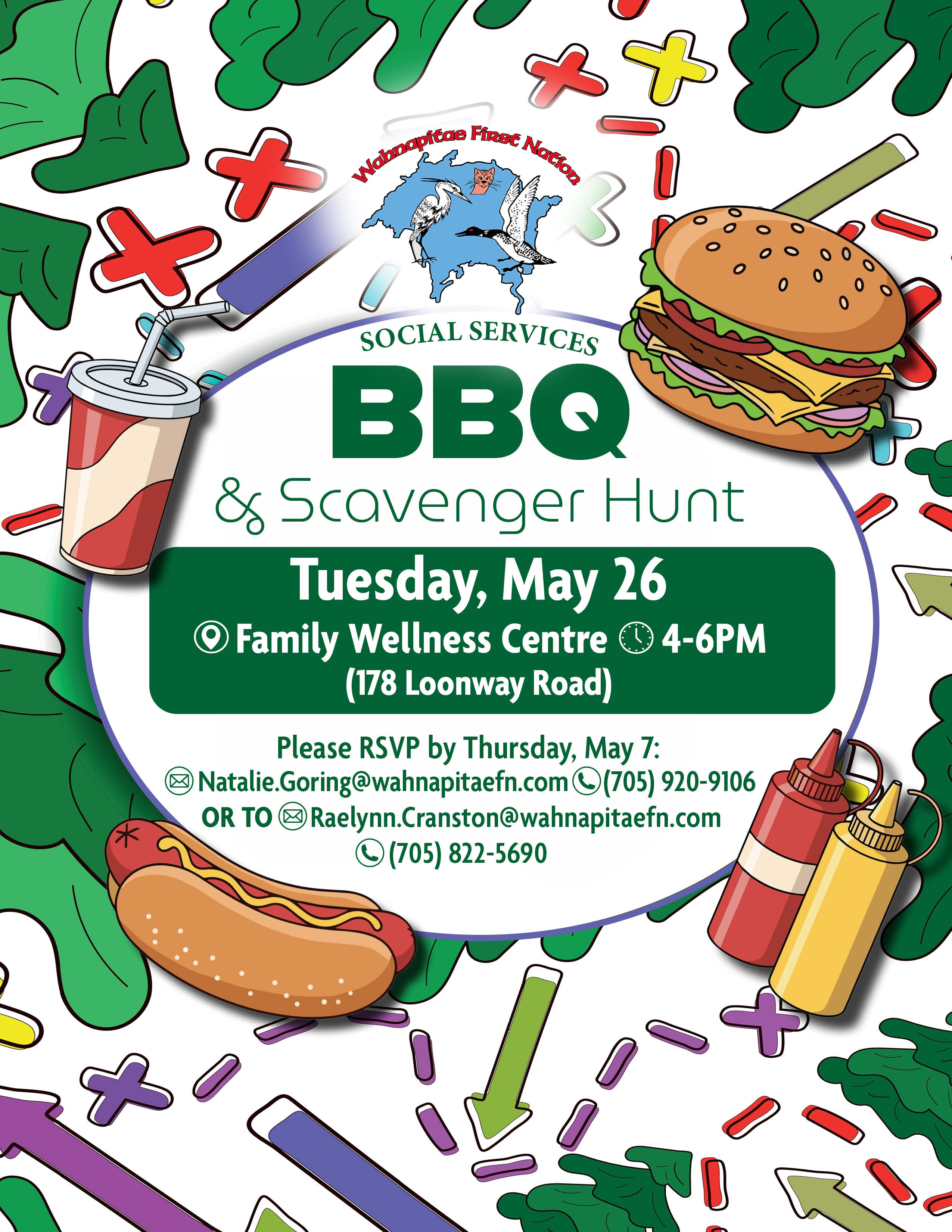 Social Services - BBQ & Scavenger Hunt